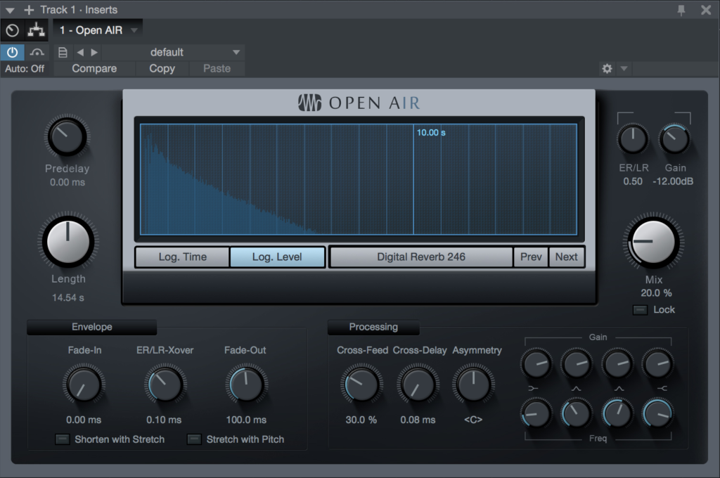 vst di studio one Open AIR Presonus